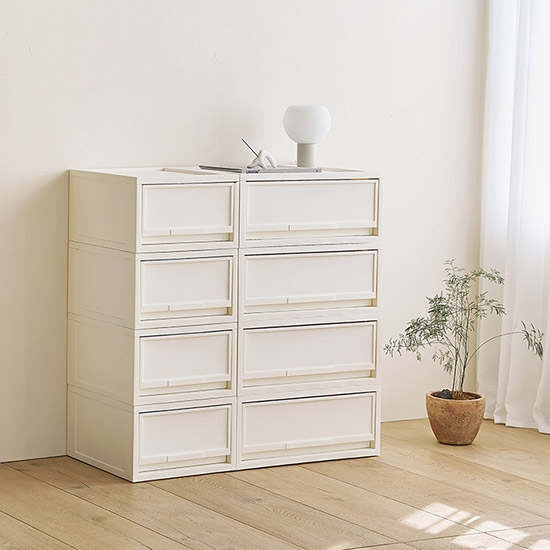 {기획특가} 데일리 모듈 서랍장 1단 세트 (2+1)