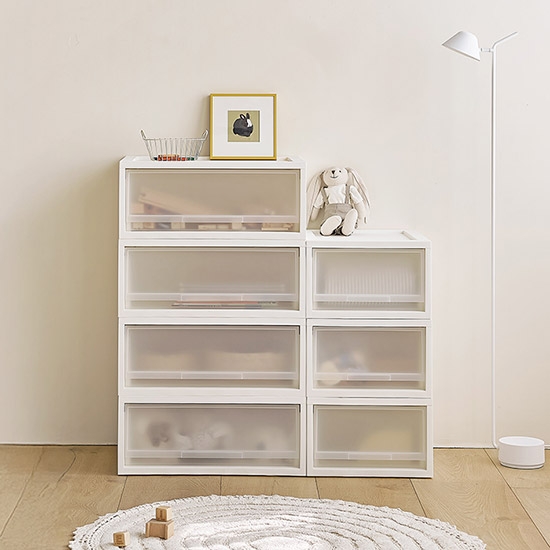 {기획특가} 데일리 모듈 서랍장 1단 세트 (2+1)