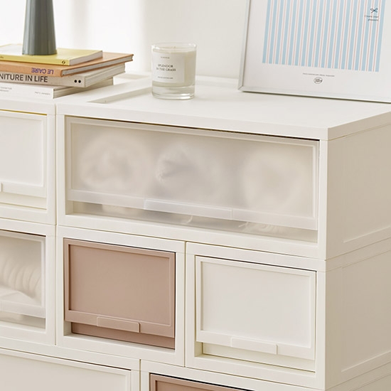 {기획특가} 데일리 모듈 서랍장 1단 세트 (2+1)