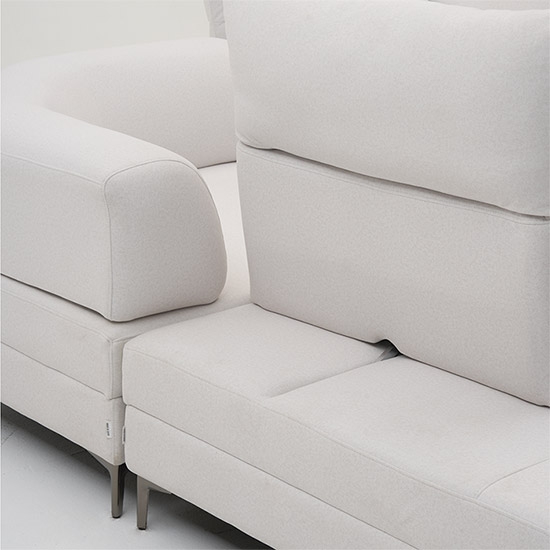 모블러 피오르 코모도 패브릭 5인 스윙 소파