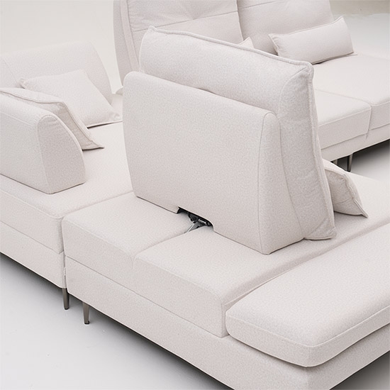 모블러 쿠비오 5인 패브릭 스윙 소파 + 쿠션 5P 증정