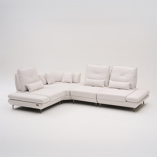 모블러 쿠비오 5인 패브릭 스윙 소파 + 쿠션 5P 증정