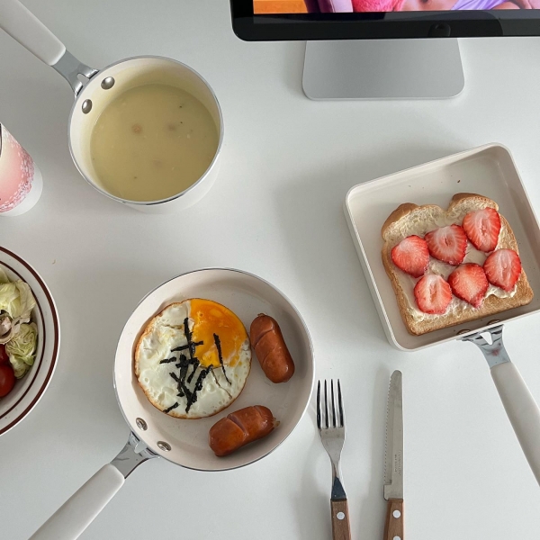 어스 미니 팬 시리즈 2종 세트 (에그팬+사각팬)