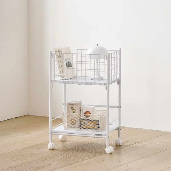 [오집단독판매x] 헤이즈 수납 트롤리 M (화이트)