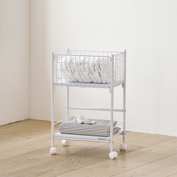 [오집단독판매x] 헤이즈 수납 트롤리 M (화이트)