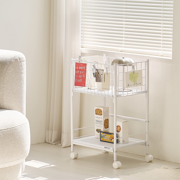[오집단독판매x] 헤이즈 수납 트롤리 M (화이트)