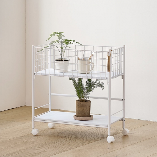 헤이즈 수납 트롤리 L (화이트)