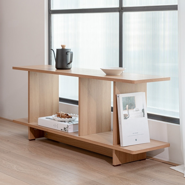 발트 사각 선반 스탠드 다용도 수납 진열장 2단 800/1000