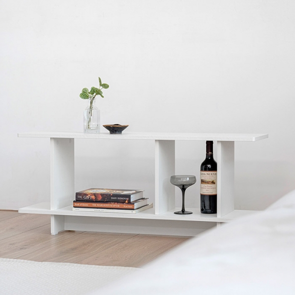 발트 사각 선반 스탠드 다용도 수납 진열장 2단 800/1000