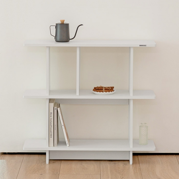 발트 사각 선반 스탠드 다용도 수납 진열장 3단 800/1000