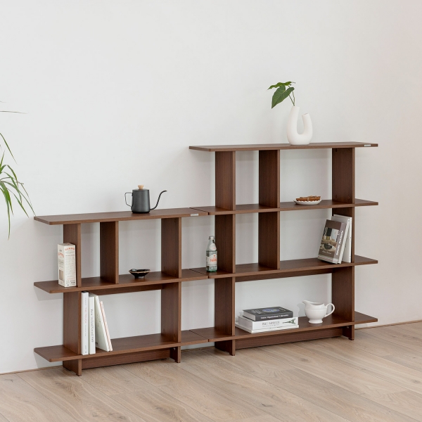 발트 사각 선반 스탠드 다용도 수납 진열장 4단 800/1000