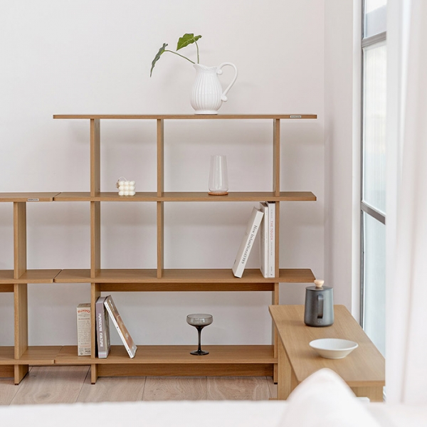 발트 사각 선반 스탠드 다용도 수납 진열장 4단 800/1000