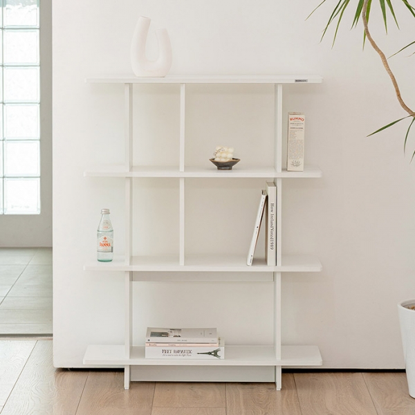 발트 사각 선반 스탠드 다용도 수납 진열장 4단 800/1000