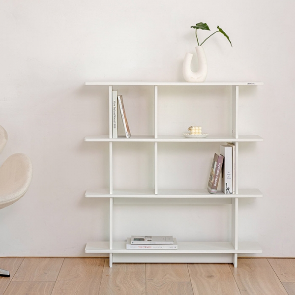 발트 사각 선반 스탠드 다용도 수납 진열장 4단 800/1000