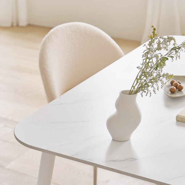 [사은품 증정]블랑 마블 세라믹 사각 식탁 1400