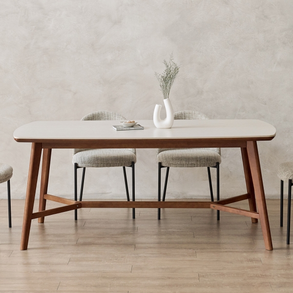 밀로 원목 세라믹 테이블