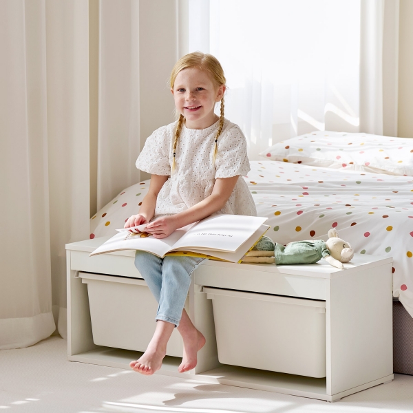 이솝 바스켓 수납장 시리즈 장난감 수납 정리 서랍장 7type