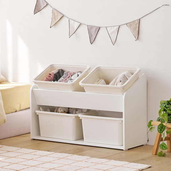 이솝 바스켓 수납장 시리즈 장난감 수납 정리 서랍장 7type