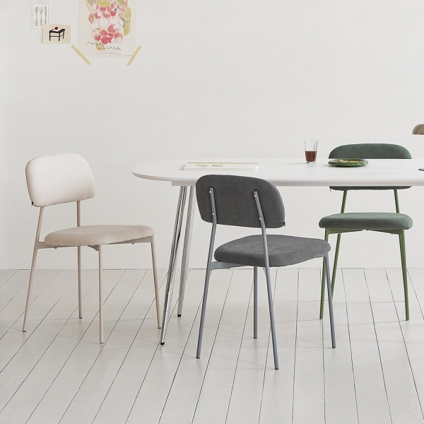 덴버 패브릭 체어 책상 카페 식탁 인테리어 의자 4colors