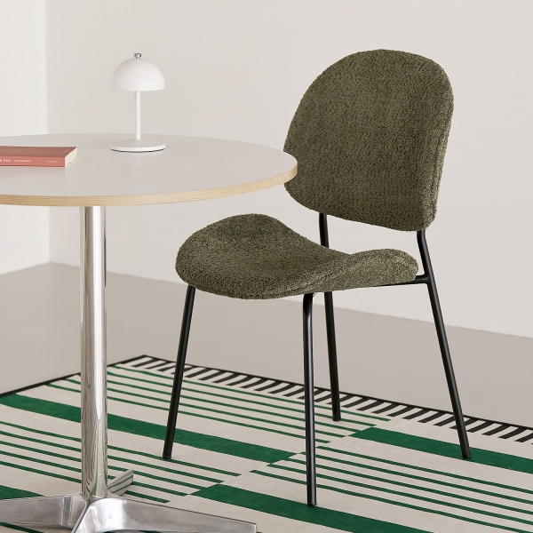 호퍼 벤트 부클 체어 감성 인테리어 카페 식탁 의자 3colors