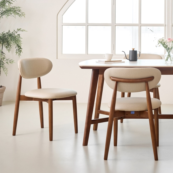 밀로 원목 체어 감성 인테리어 카페 식탁 의자