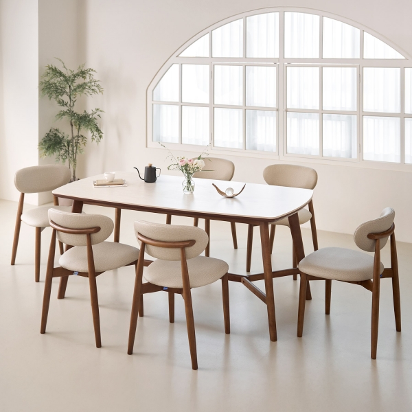 밀로 원목 체어 감성 인테리어 카페 식탁 의자