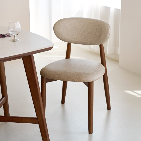 밀로 원목 체어 감성 인테리어 카페 식탁 의자