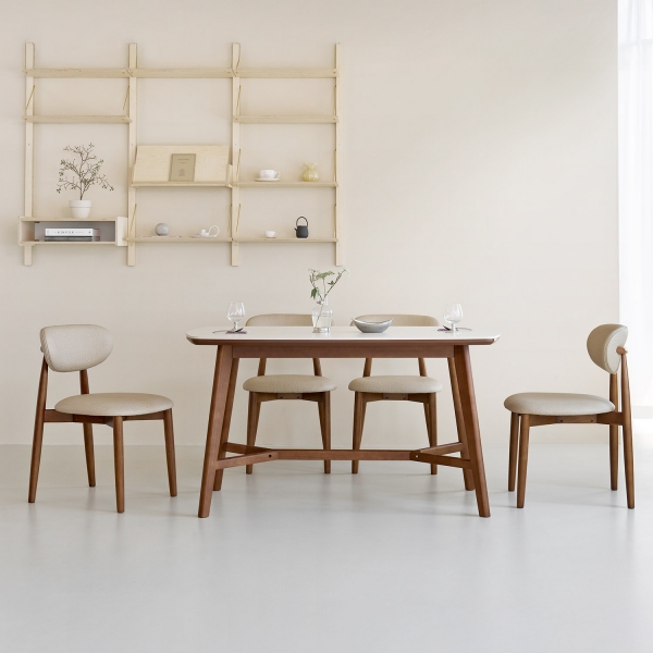 밀로 원목 체어 감성 인테리어 카페 식탁 의자