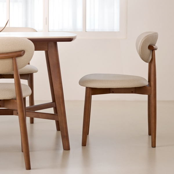 밀로 원목 체어 감성 인테리어 카페 식탁 의자