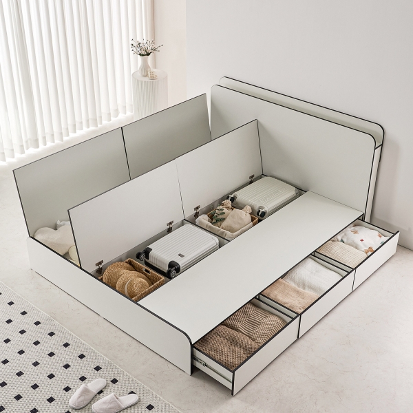 블랑 엣지 수납 침대 (SS/Q)