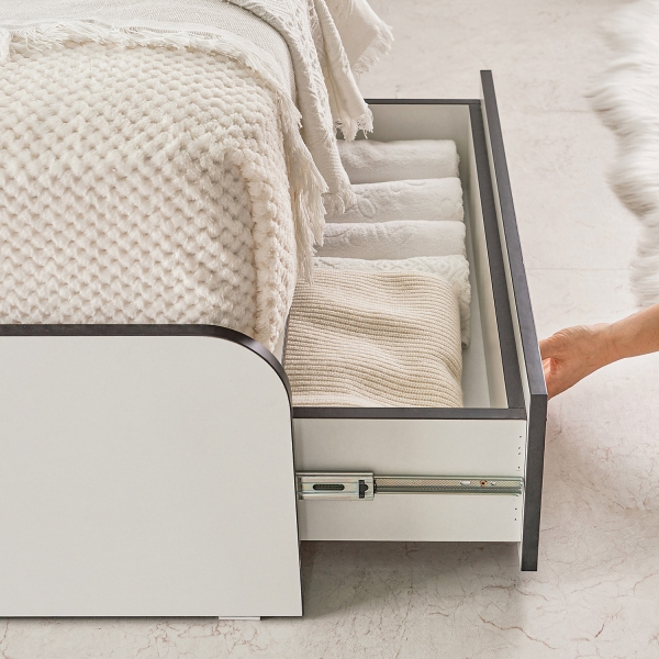 블랑 엣지 수납 침대 (SS)