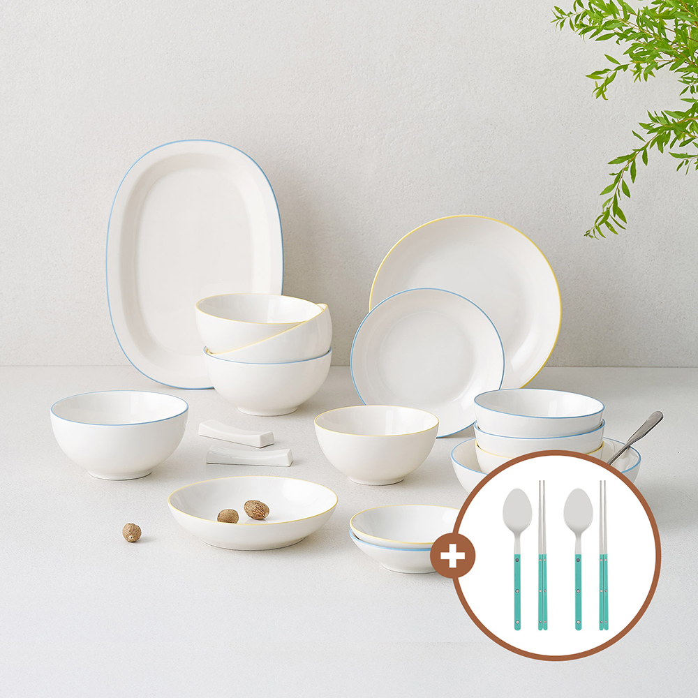 씨엘 4인 식기 세트 19P