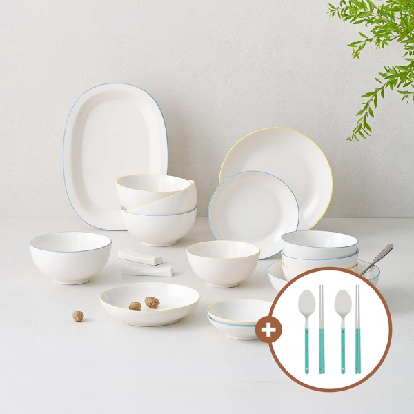 씨엘 4인 식기 세트 19P