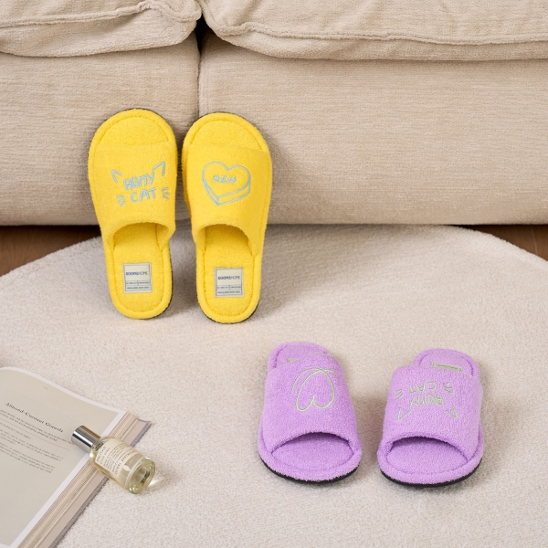 [사은품 증정] 1+1 젤라또 오픈 룸슈즈 세트 홈 슬리퍼 층간소음 거실화