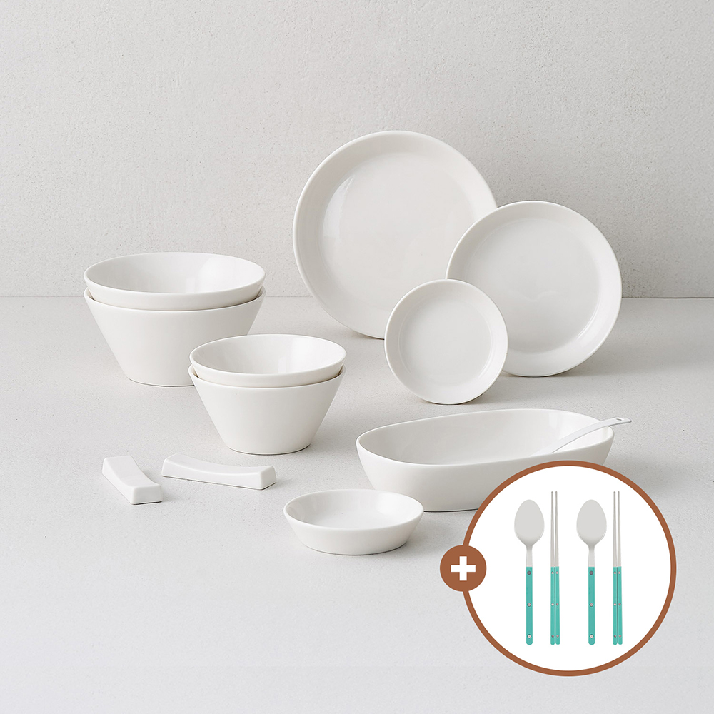 블랑쉐 2인 식기 세트 11P