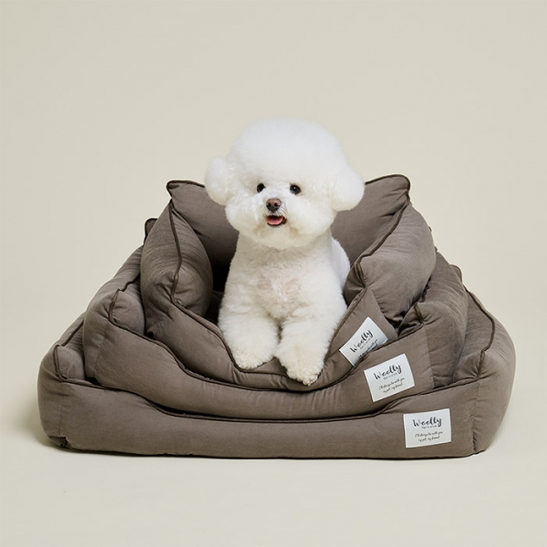 베이직 사각 방석 L