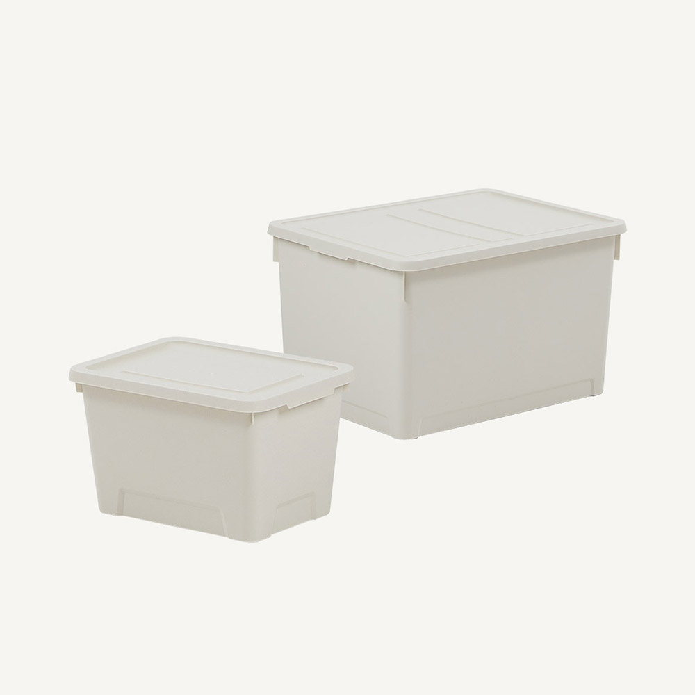 마일드 수납함 버터옐로우 1+1+1