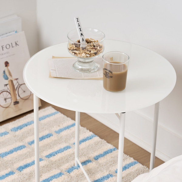 오닉스 유리 폴딩 테이블