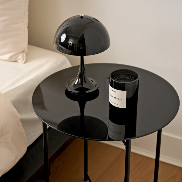 오닉스 유리 폴딩 테이블