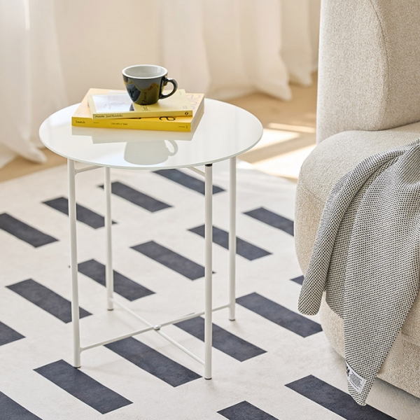 오닉스 유리 폴딩 테이블