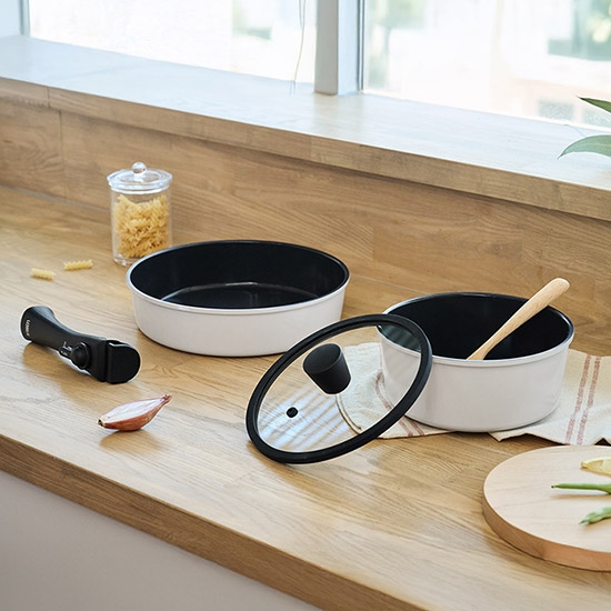 오레오 IH 탈부착 핸들 쿡웨어 세트 4P