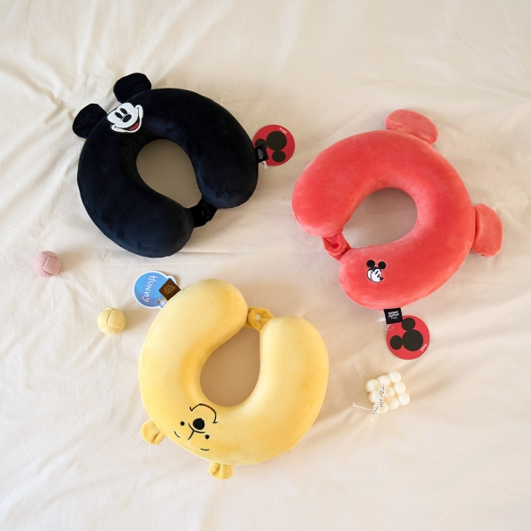 미키마우스 패치 목베개