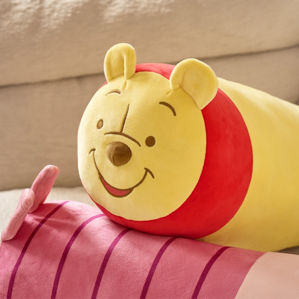 [디즈니] 곰돌이푸우 캐릭터 원통 쿠션