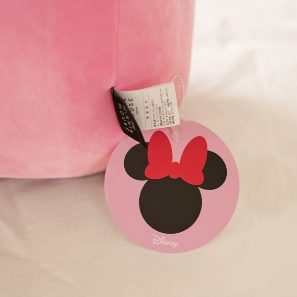 미니마우스 캐릭터 원통 쿠션
