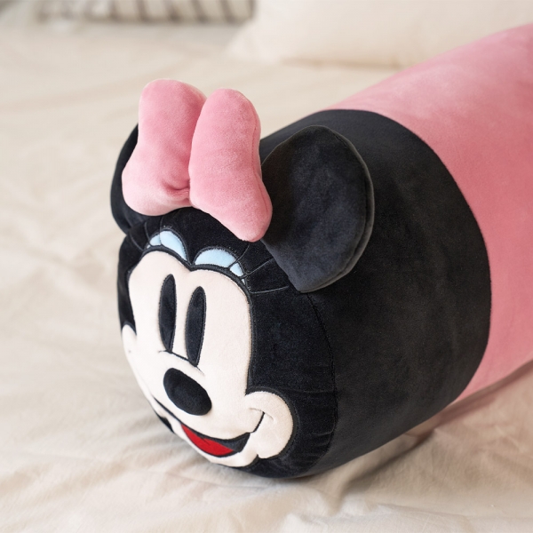 미니마우스 캐릭터 원통 쿠션