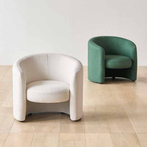 러쉬 1인용 패브릭 소파 거실 1인 좌식쇼파 (2colors)