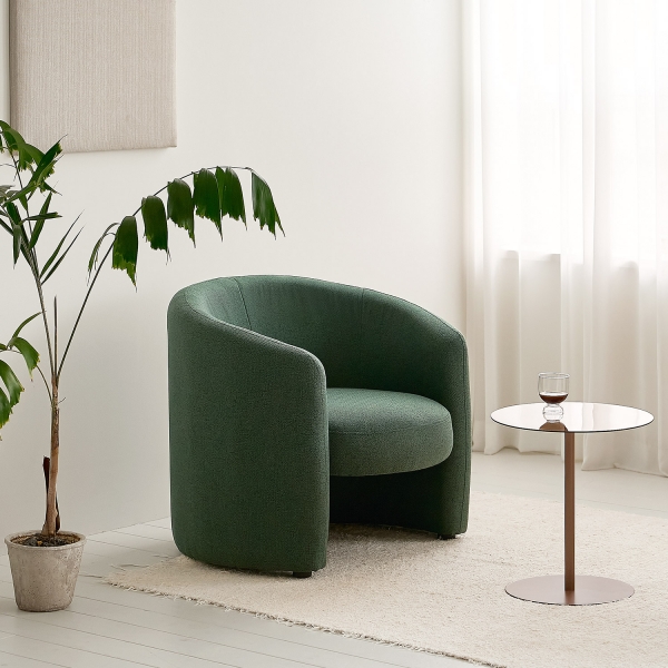 러쉬 1인용 패브릭 소파 거실 1인 좌식쇼파 (2colors)