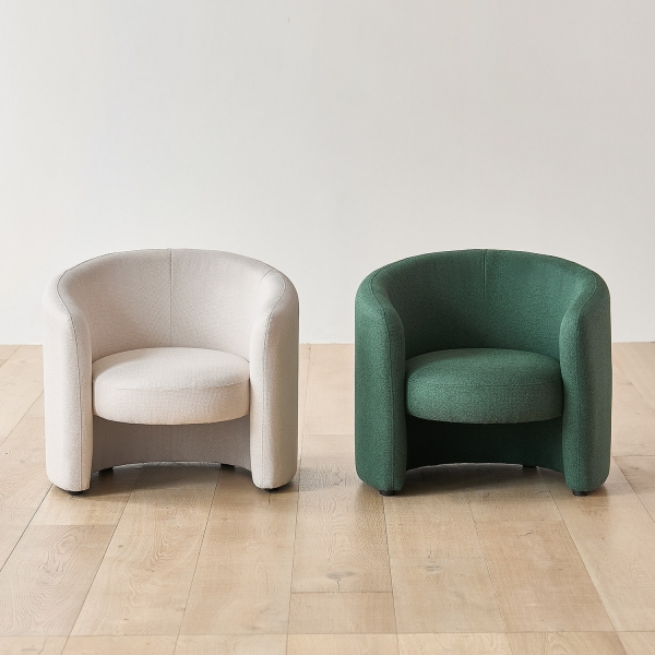 러쉬 1인용 패브릭 소파 거실 1인 좌식쇼파 (2colors)