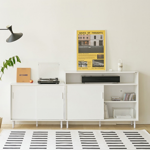 [사은품 증정]리브 슬라이딩 수납장 (선반형)