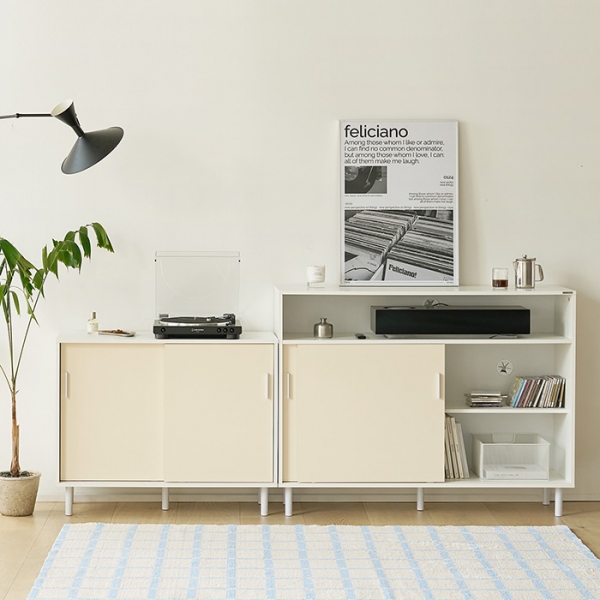 [사은품 증정]리브 슬라이딩 수납장 (선반형)